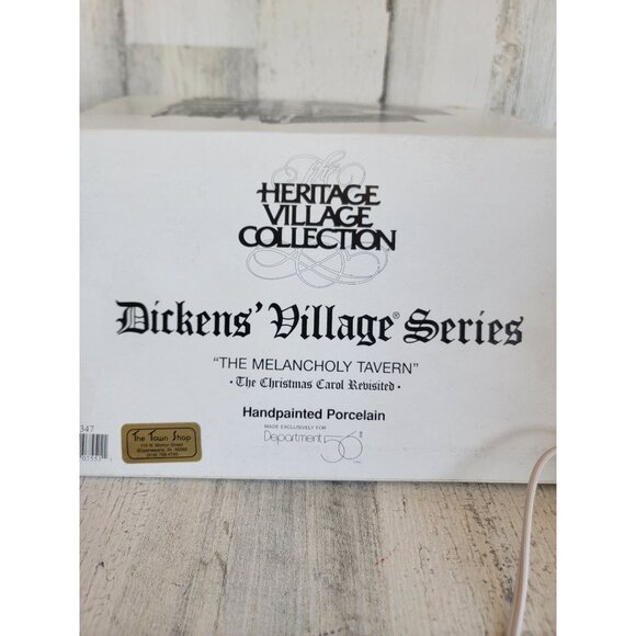 Dept 56 58347 The Melancholy Tavern heritage village accessory xmas - Picture 8 of 8